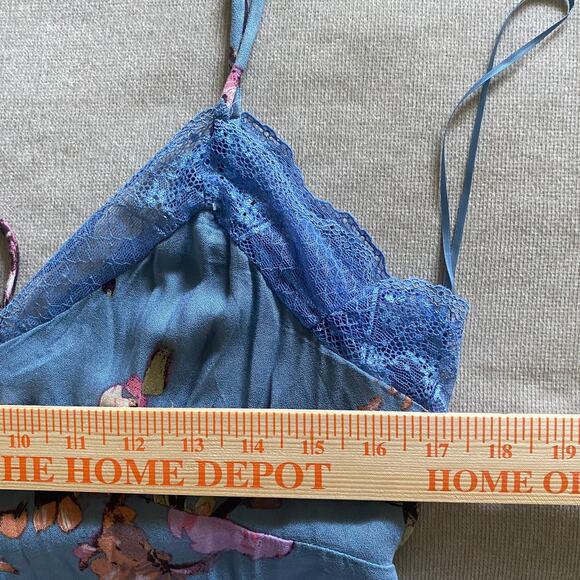 LOVESTITCH PRESSED FOR PETALS Floral Maxi Lace Fairy Dress SZ L - Picture 6 of 14